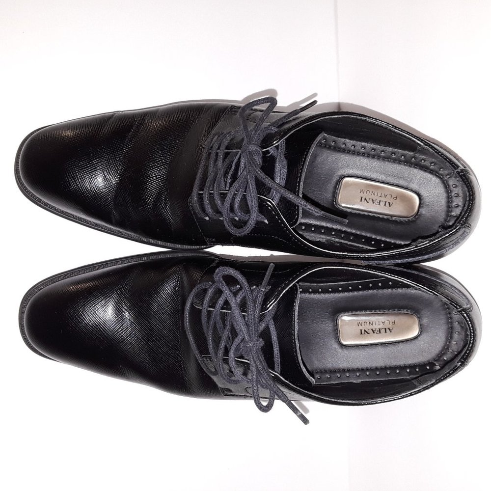 ALFANI PLATINUM  DRESS SHOES FOR MEN  SIZE 7.5M  BLACK COLOR.